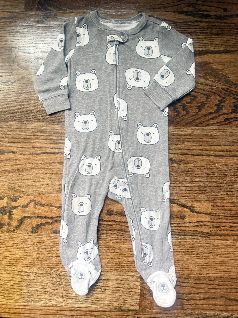 Ralph Lauren & Carter’s Baby Boy Footed Pajama Bundle Sweatshirt Pants 9 Months